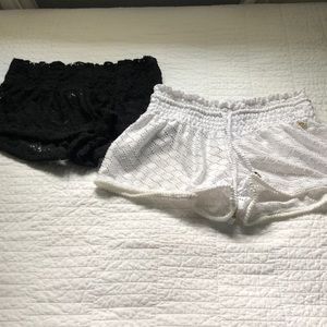 Black And White Shorts Size Small